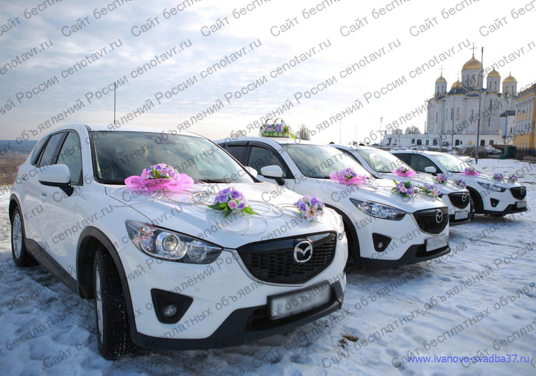 Фото: Mazda CX-5 на свадьбу.