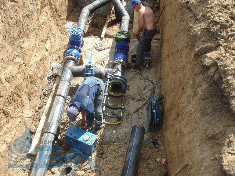 Фото: Монтаж отопления водопровода