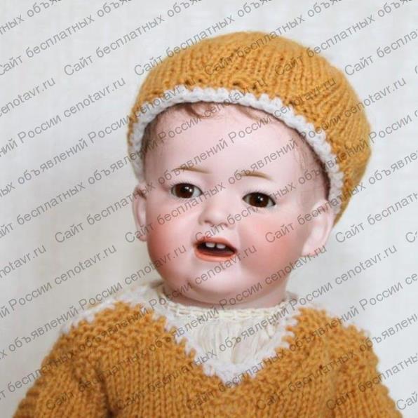 Фото: Антикварная немецкая коллекционная кукла Kley & Hahn 525