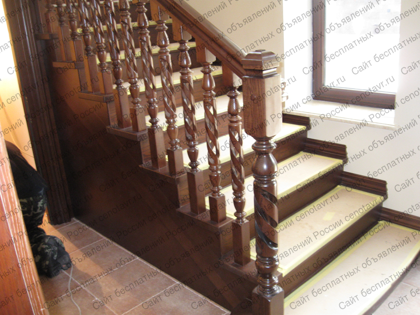 Фото: Деревянные лестницы