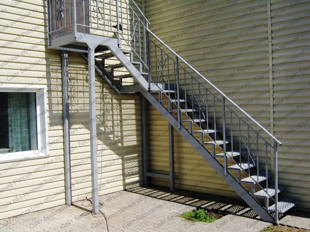 Фото: Изготовление, монтаж металлические лестницы