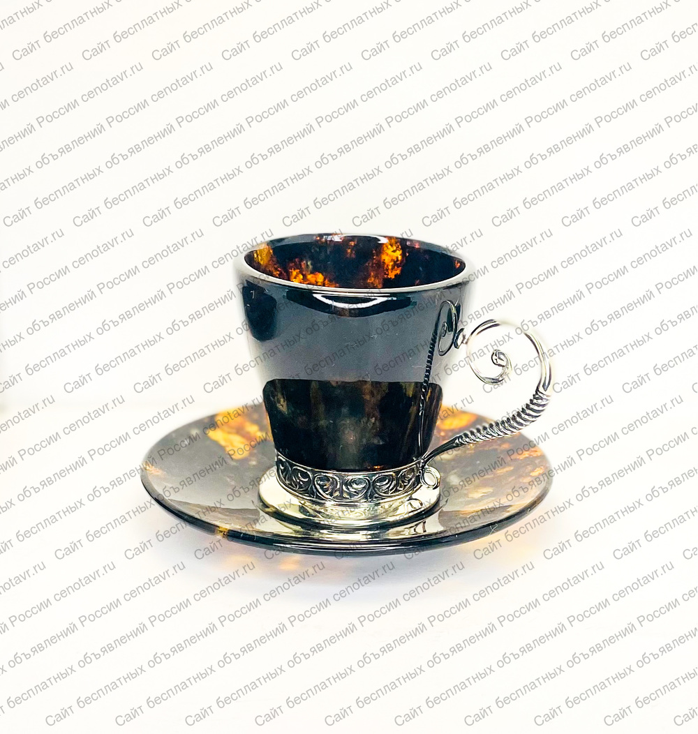Фото: Кофейная чашка из янтаря