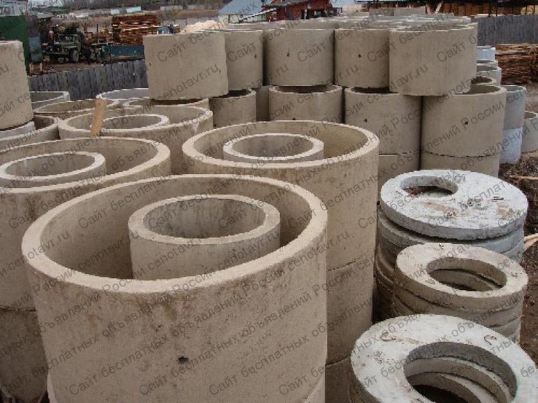 Фото: Колодезные бетонные кольца от производителя