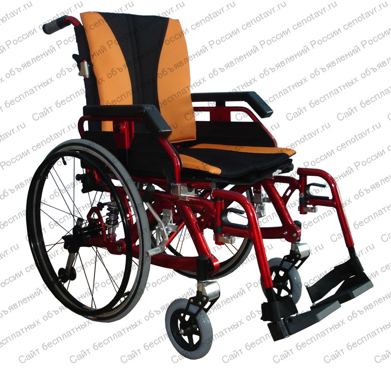 Фото: Новая инвалидная коляска из США, складная, с амортизаторами