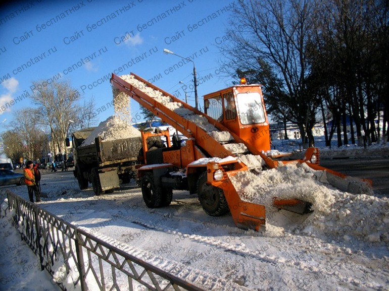 Фото: Уборка и вывоз снега в Липецке